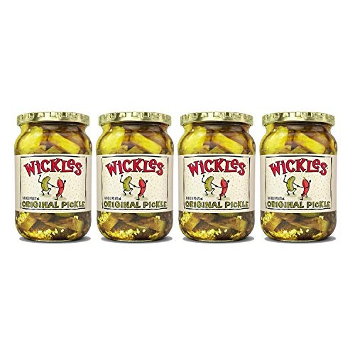 Wickles Original Slices, 16 Oz Pack Of 4