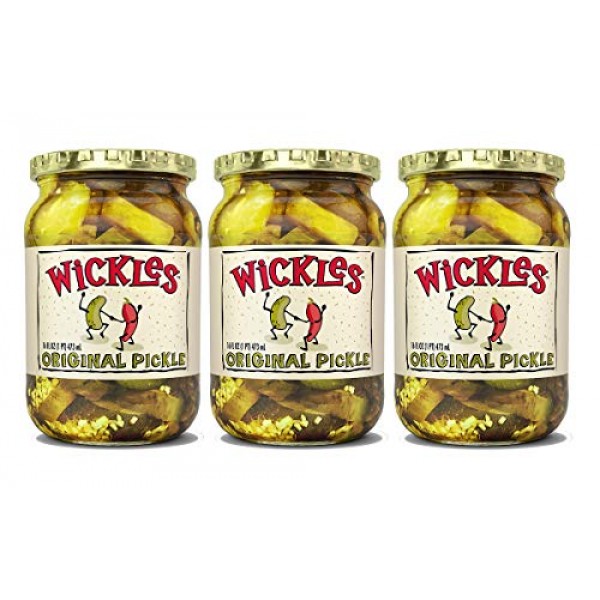 Wickles Pickles, Original, 16 Oz Pack - 3