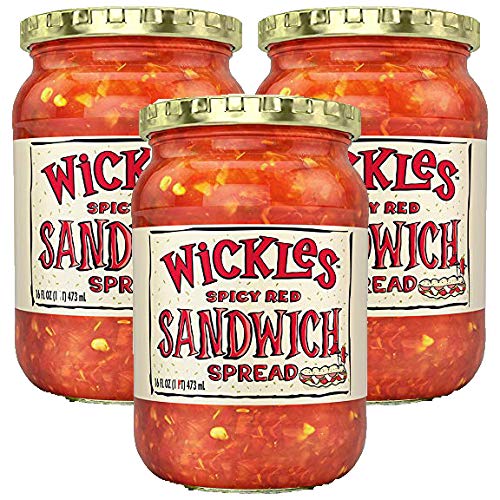 Wickles Spicy Red Sandwich Spread, 16 Oz Pack - 3