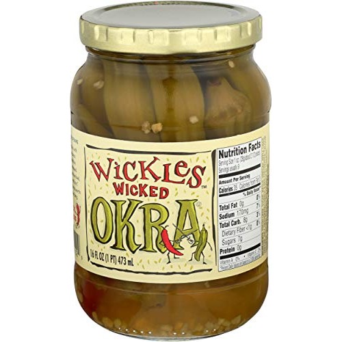 Wickles Wicked Okra, 16 Oz