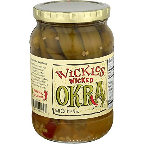Wickles Wicked Okra, 16 Oz