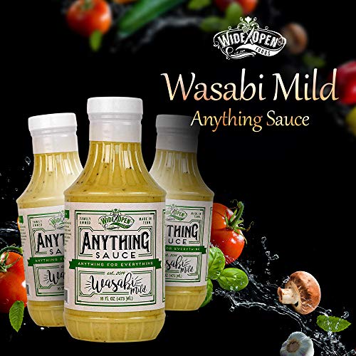 Wide Open Foods Wasabi Mild Anything Sauce - All Around Condimen