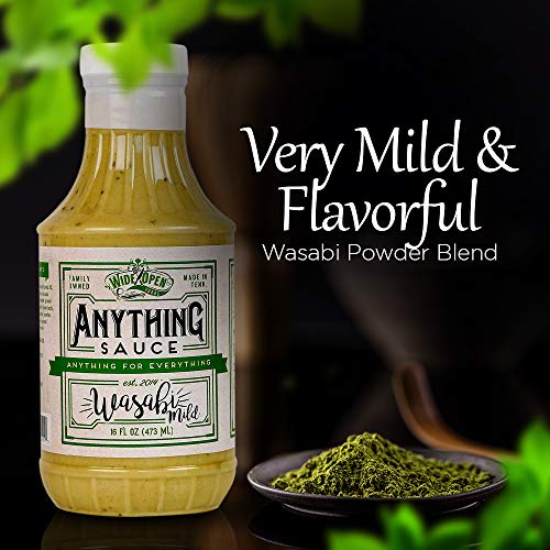 Wide Open Foods Wasabi Mild Anything Sauce - All Around Condimen