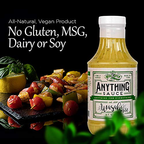 Wide Open Foods Wasabi Mild Anything Sauce - All Around Condimen