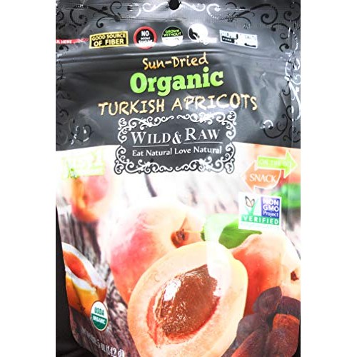 Organic Sun Dried Turkish Apricots - 5Oz Pack Of 6 - Kosher An