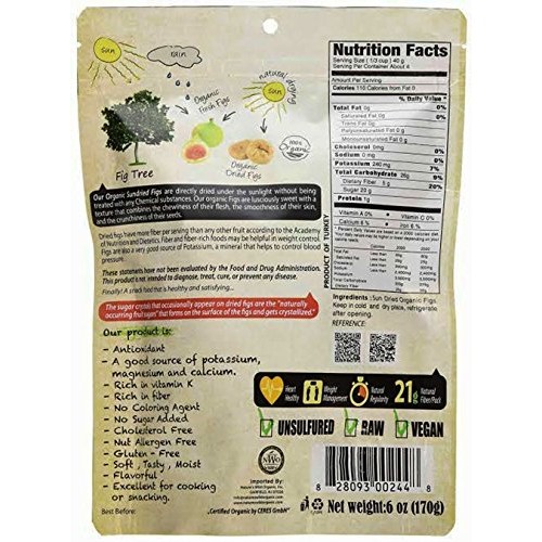 Wild &Amp; Raw Sun Dried Organic Fruit Turkish Figs &Amp; Deglet Noor P