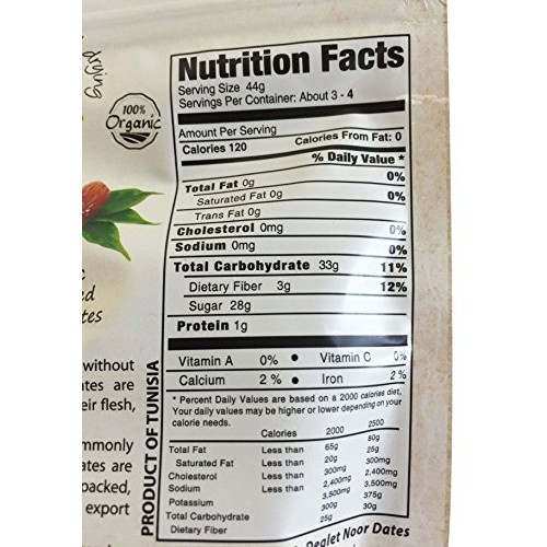 Wild &Amp; Raw Organic Deglet Nour Pitted Dates 5 Oz [142G]