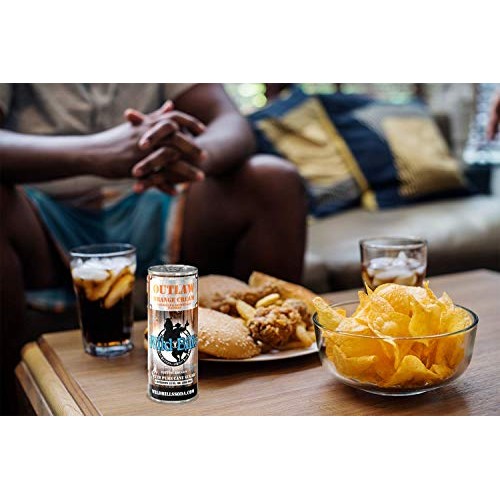 Orange Cream Soda Pop Can Soft Drink 12 Pack - Carbonated And Na