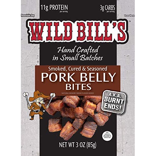Wild Bill’S Pork Belly Bites 3 Ounce Pack 3 Count