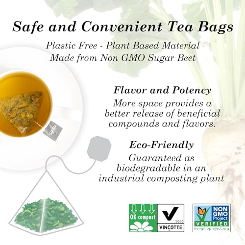 Organic Wild Chamomile Flower Tea - Caffeine Free Herbal Tea - 2...