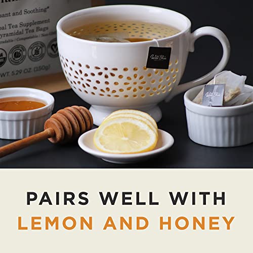 Organic Wild Chamomile Flower Tea - Caffeine Free Herbal Tea - 2...