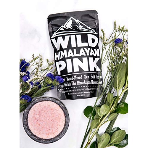 Wild Himalayan Pink Salt Fine Grain 100% Natural Hand-Mined Unre
