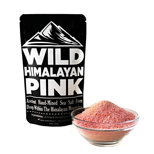 Wild Himalayan Pink Salt Fine Grain 100% Natural Hand-Mined Unre