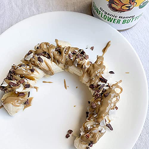 Wild Friends Foods Organic Honey Sunflower Butter, 16oz Jars, Gl...