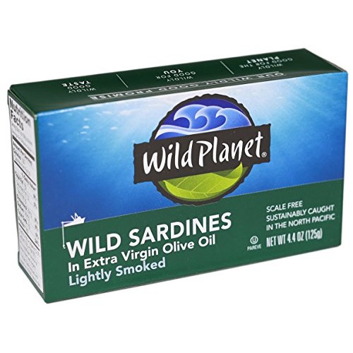 Wild Planet, Wild Sardines In Extra Virgin Olive Oil, 4.4 Ounce