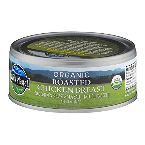 Wild Planet Organic Roasted Chicken Breast 5 Oz Pack Of 12