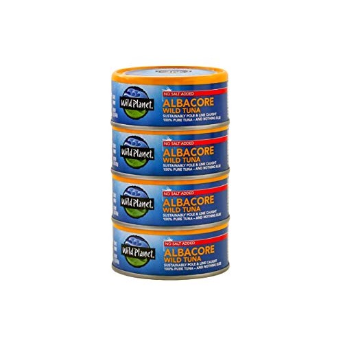 Wild Planet Albacore Wild Tuna, No Salt Added, Wildly Delicious