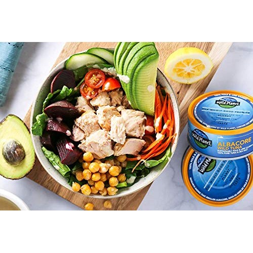 Wild Planet Albacore Wild Tuna, Sea Salt, Keto And Paleo, 3Rd Pa