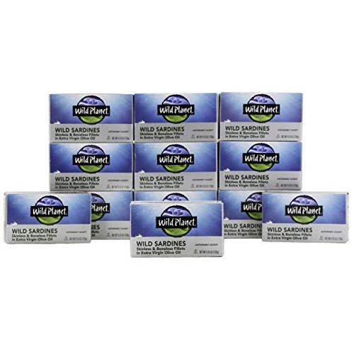 Wild Planet Wild Sardines In Extra Virgin Olive Oil With Sea Sal