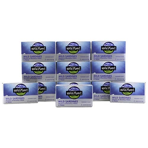 Wild Planet Wild Sardines In Water, Skinless &Amp; Boneless, Keto An
