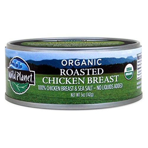 Wild Planet Organic Roasted Chicken Breast, Skinless And Boneles