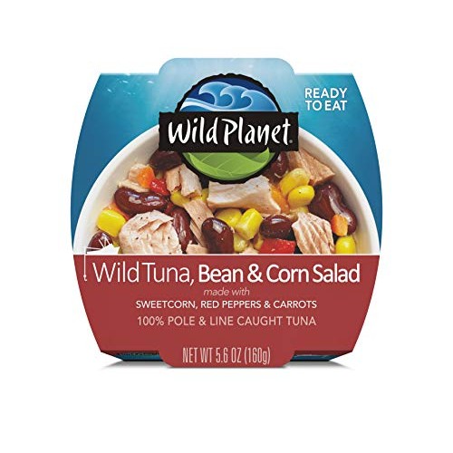 Wild Planet Ready-To-Eat Wild Tuna, Bean &Amp; Corn Salad With Organ