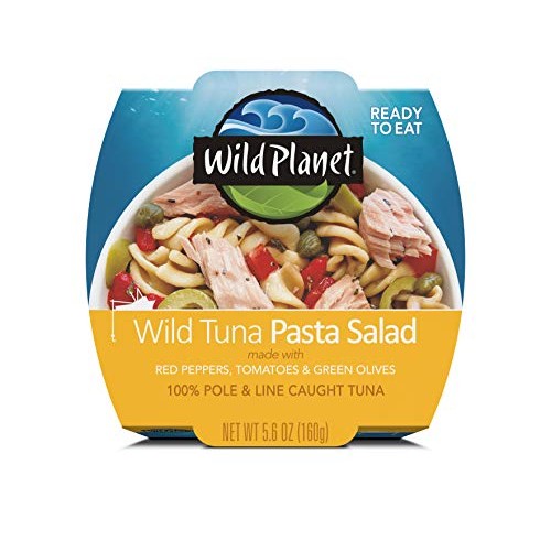 Wild Planet Ready-To-Eat Wild Tuna Pasta Salad With Organic Red