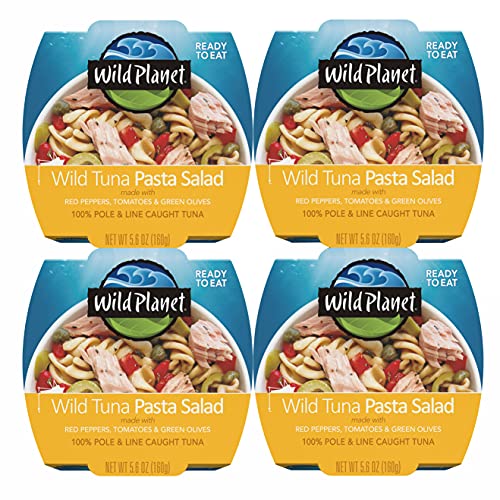 Wild Planet Ready-To-Eat Wild Tuna Pasta Salad With Organic Red