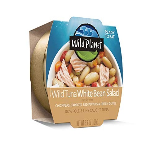 Wild Planet Ready-To-Eat Wild Tuna White Bean Salad With Organic