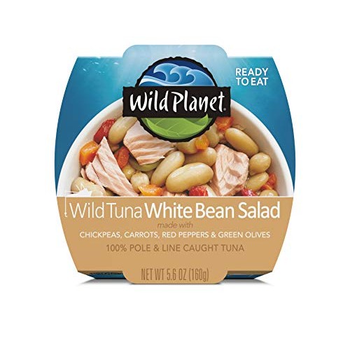 Wild Planet Ready-To-Eat Wild Tuna White Bean Salad With Organic