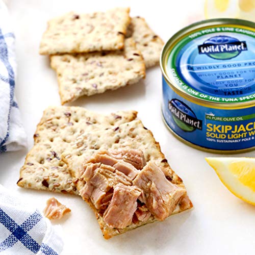 Wild Planet Skipjack Solid Light Wild Tuna In Pure Olive Oil, 2.