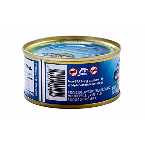 Wild Planet Skipjack Solid Light Wild Tuna In Pure Olive Oil, 2.