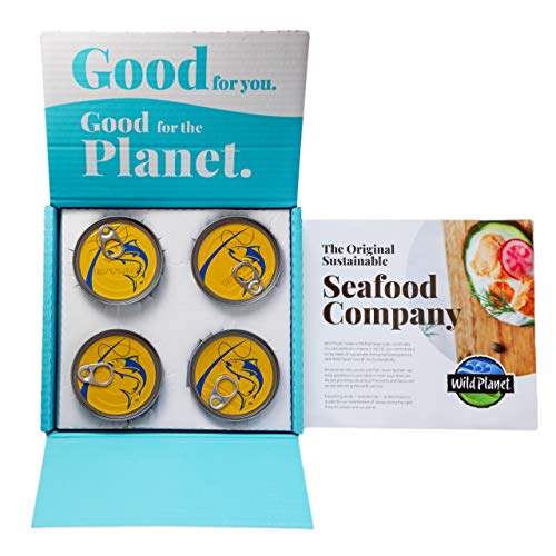 Wild Planet Skipjack Wild Tuna, No Salt Added, Keto And Paleo, 3