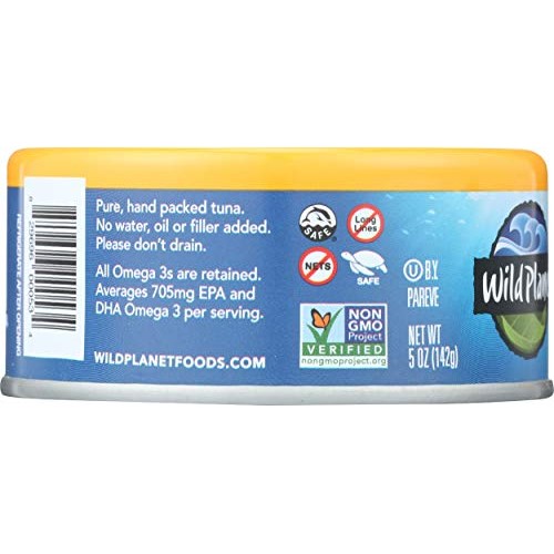 Wild Planet Sustainably Caught Wild Albacore Tuna, Cans, 5 Oz