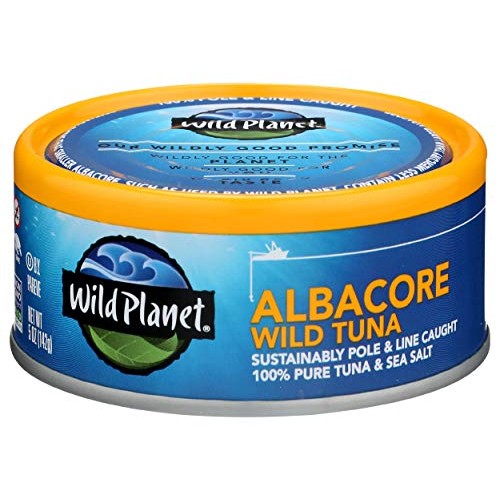 Wild Planet Sustainably Caught Wild Albacore Tuna, Cans, 5 Oz
