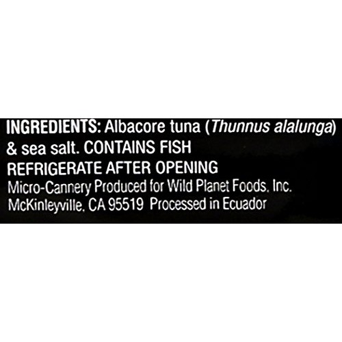 Wild Planet, Tuna Albacore Fillets Jar, 4.5 Ounce