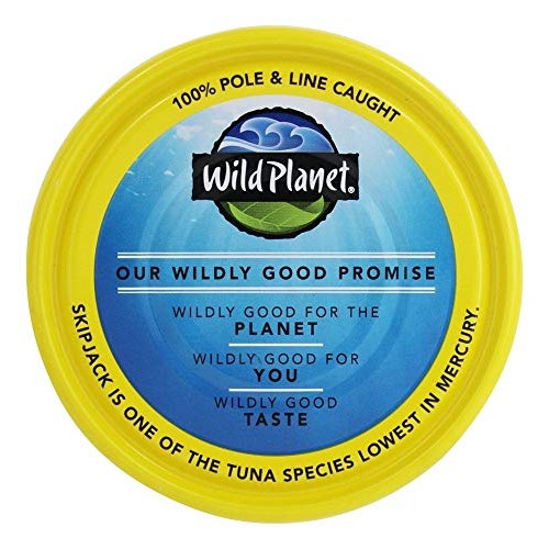 Wild Planet, Tuna Skipjack Low Mercury No Salt, 5 Ounce