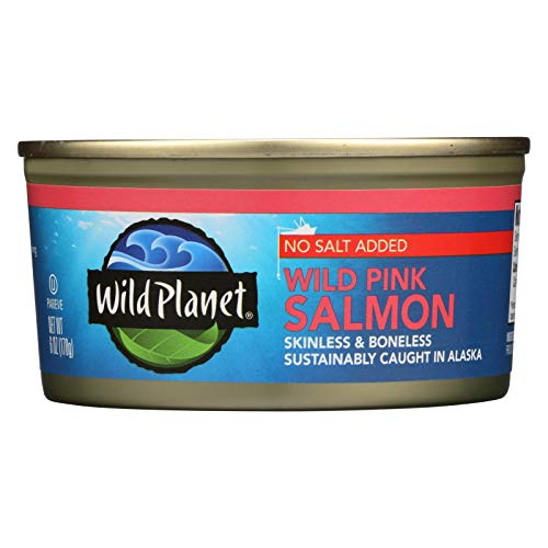 Wild Planet Wild Alaskan Pink Salmon - No Salt Added - Case Of 1