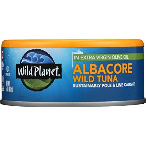 Wild Planet Wild Albacore Tuna In Extra Virgin Olive Oil, Keto A
