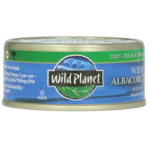 Wild Planet Wild Albacore Tuna, No Salt Added, 5 Oz