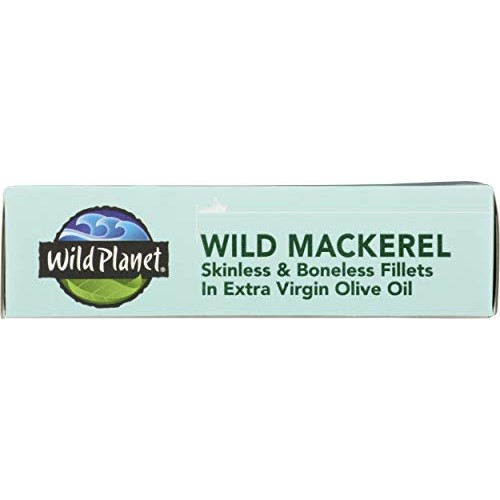 Wild Planet Wild Mackerel Fillets In Organic Extra Virgin Olive Wild Planet Wild Mackerel Fillets In Organic Extra Virgin Olive