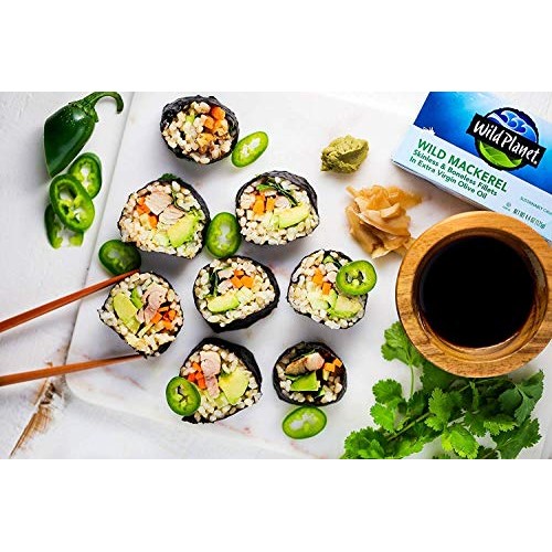 Wild Planet Wild Mackerel Fillets In Organic Extra Virgin Olive Wild Planet Wild Mackerel Fillets In Organic Extra Virgin Olive