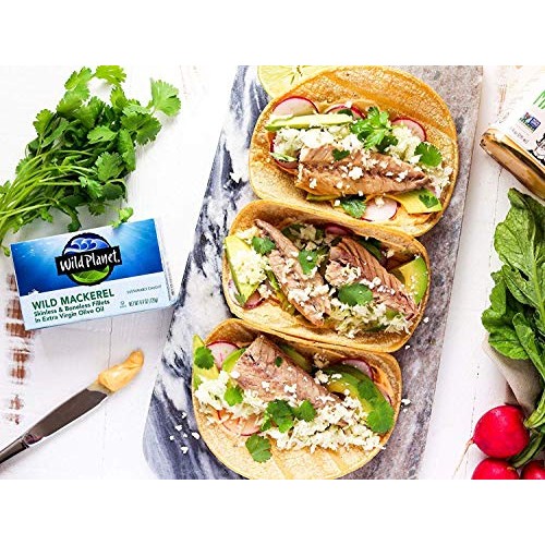 Wild Planet Wild Mackerel Fillets In Organic Extra Virgin Olive Wild Planet Wild Mackerel Fillets In Organic Extra Virgin Olive