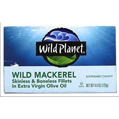 Wild Planet Wild Mackerel Fillets In Organic Extra Virgin Olive Wild Planet Wild Mackerel Fillets In Organic Extra Virgin Olive