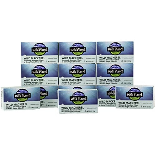 Wild Planet Wild Mackerel Fillets In Organic Extra Virgin Olive Wild Planet Wild Mackerel Fillets In Organic Extra Virgin Olive