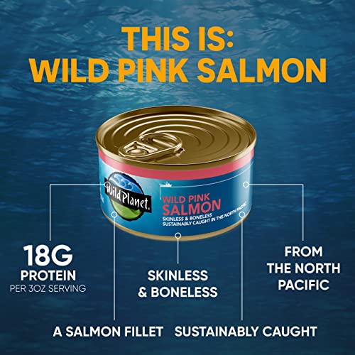 Wild Planet, Wild Pink Salmon, Canned Salmon, Sustainably Caught...