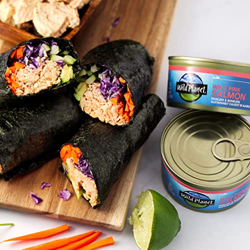 Wild Planet, Wild Pink Salmon, Canned Salmon, Sustainably Caught...