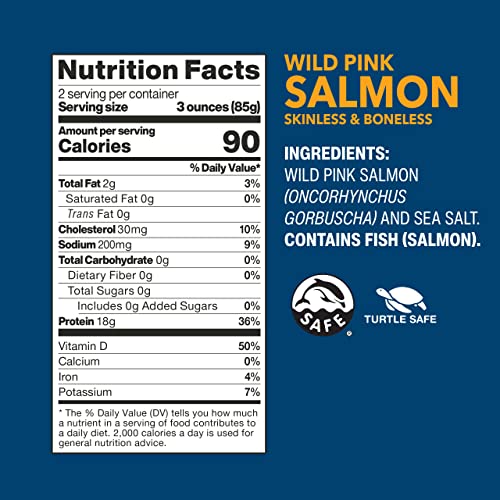 Wild Planet, Wild Pink Salmon, Canned Salmon, Sustainably Caught...