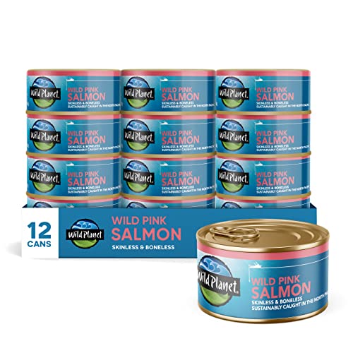 Wild Planet, Wild Pink Salmon, Canned Salmon, Sustainably Caught...
