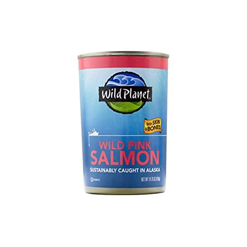 Wild Planet Wild Pink Salmon With Skin &Amp; Bones – 14.75 Oz, 12Count